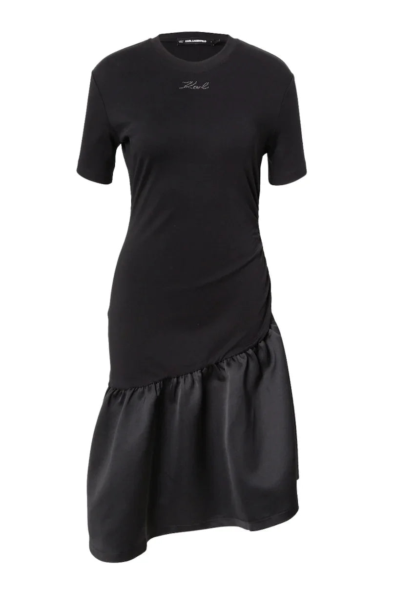 Karl Lagerfeld - Kjole - Black - Fril