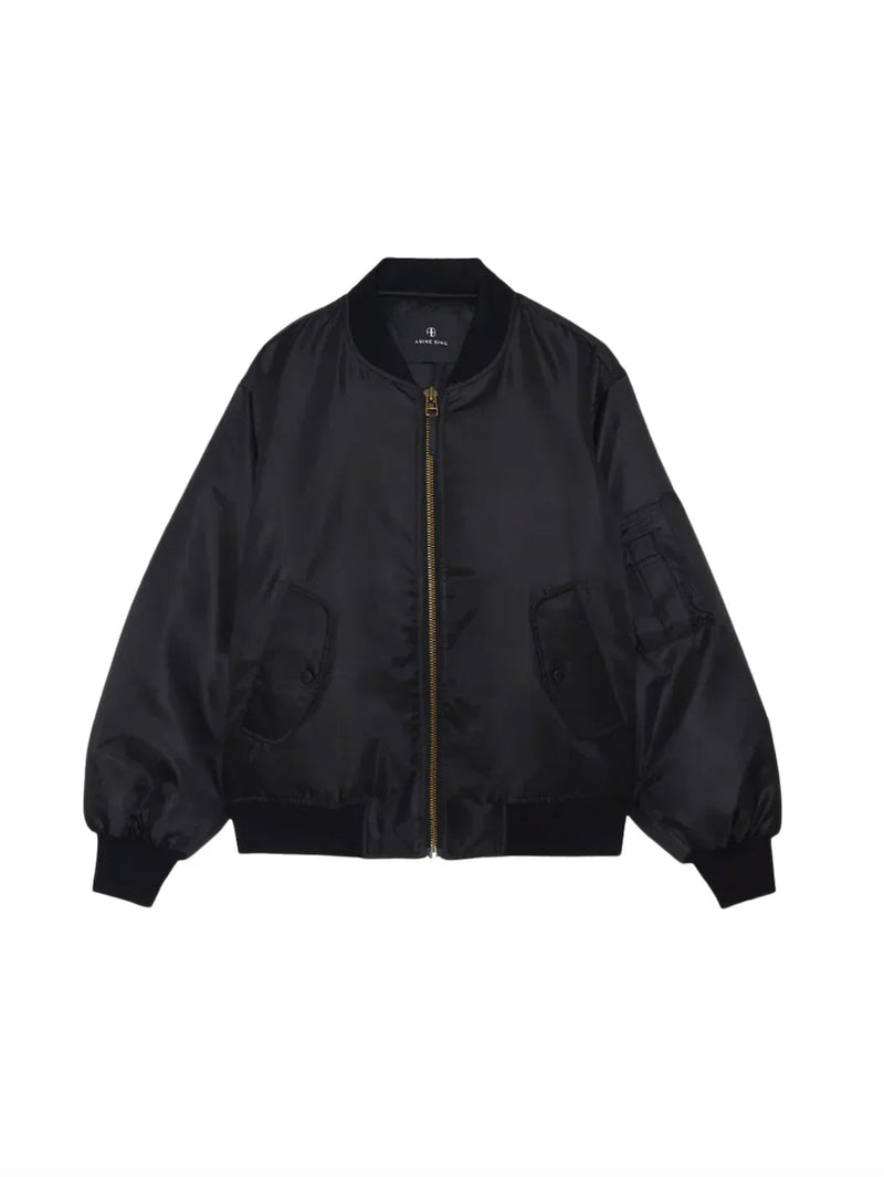 Anine Bing - Bomber jakke - Black - Leon - Stilkompagniet.dk