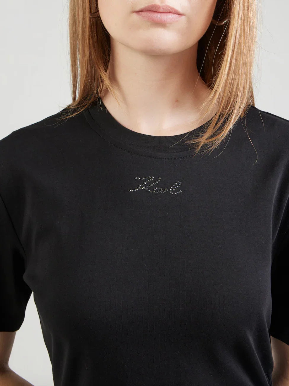 Karl Lagerfeld - Kjole - Black - Fril - Stilkompagniet.dk