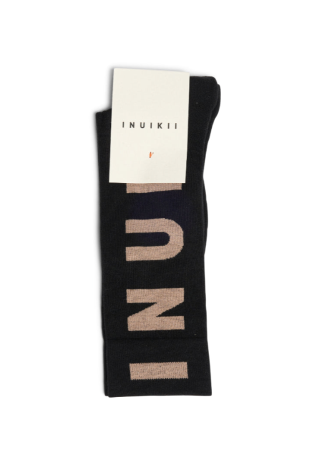 Inuikii - Sokker - Black/Beige - Jacquard