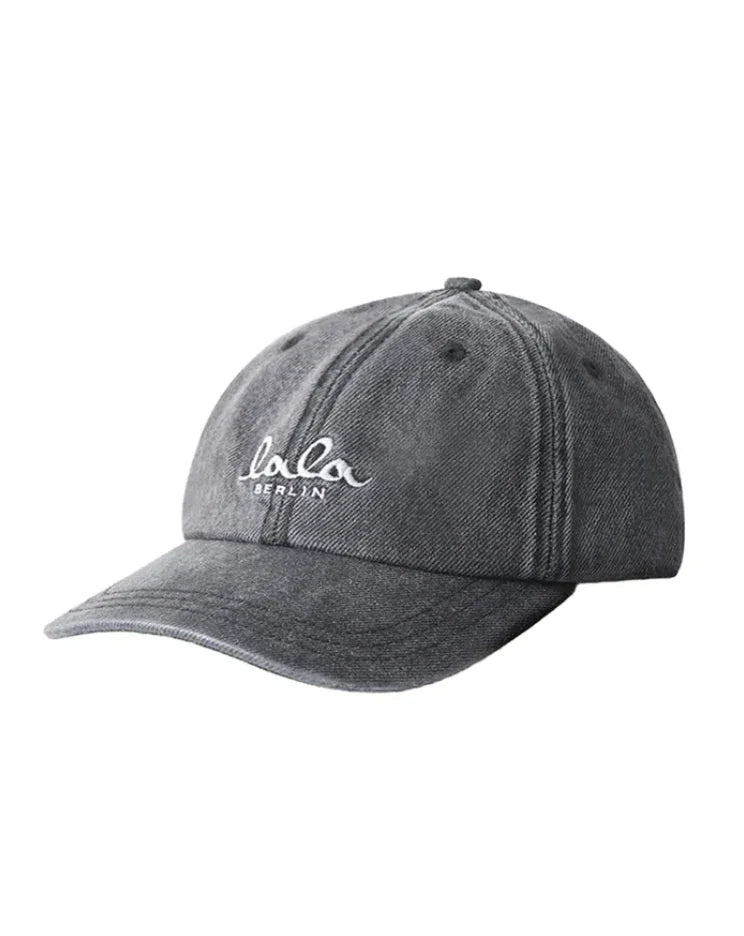 Lala Berlin - Cap - Denim washed black - Carlo - Stilkompagniet.dk