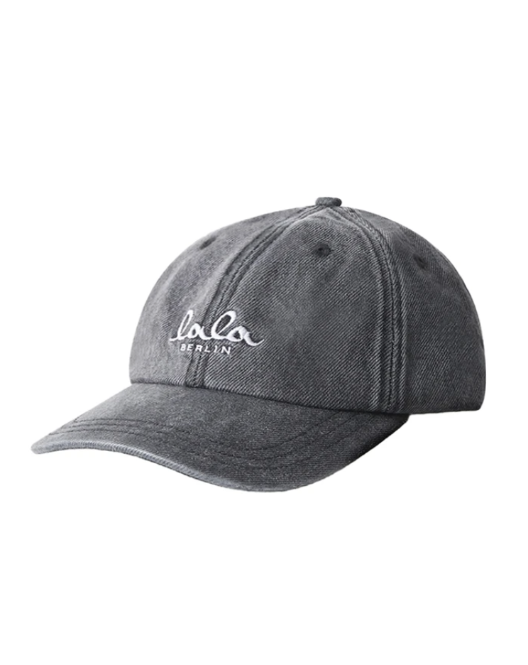 Lala Berlin - Cap - Denim washed black - Carlo - Stilkompagniet.dk
