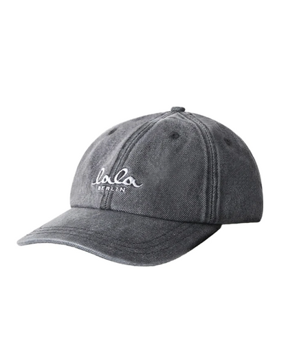 Lala Berlin - Cap - Denim washed black - Carlo - Stilkompagniet.dk