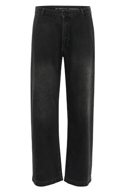 My Essential Wardrobe - Jeans - Dark Grey - Malo - Stilkompagniet.dk