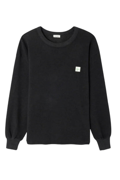 American Vintage - Sweatshirt - Charcoal Melange - Povy - Stilkompagniet.dk