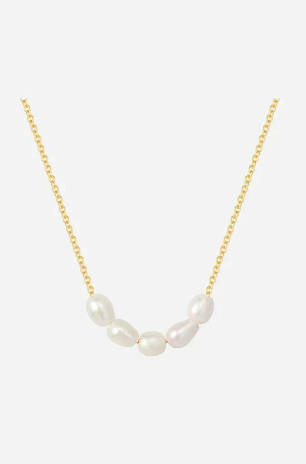 Andcopenhagen - Halskæde - 18 karat guldbelagt stainless steel - Cille - Stilkompagniet.dk