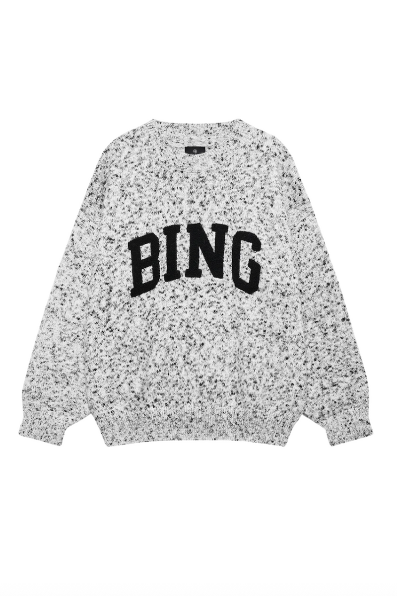 Anine Bing - Strik - Marled white - Sydney