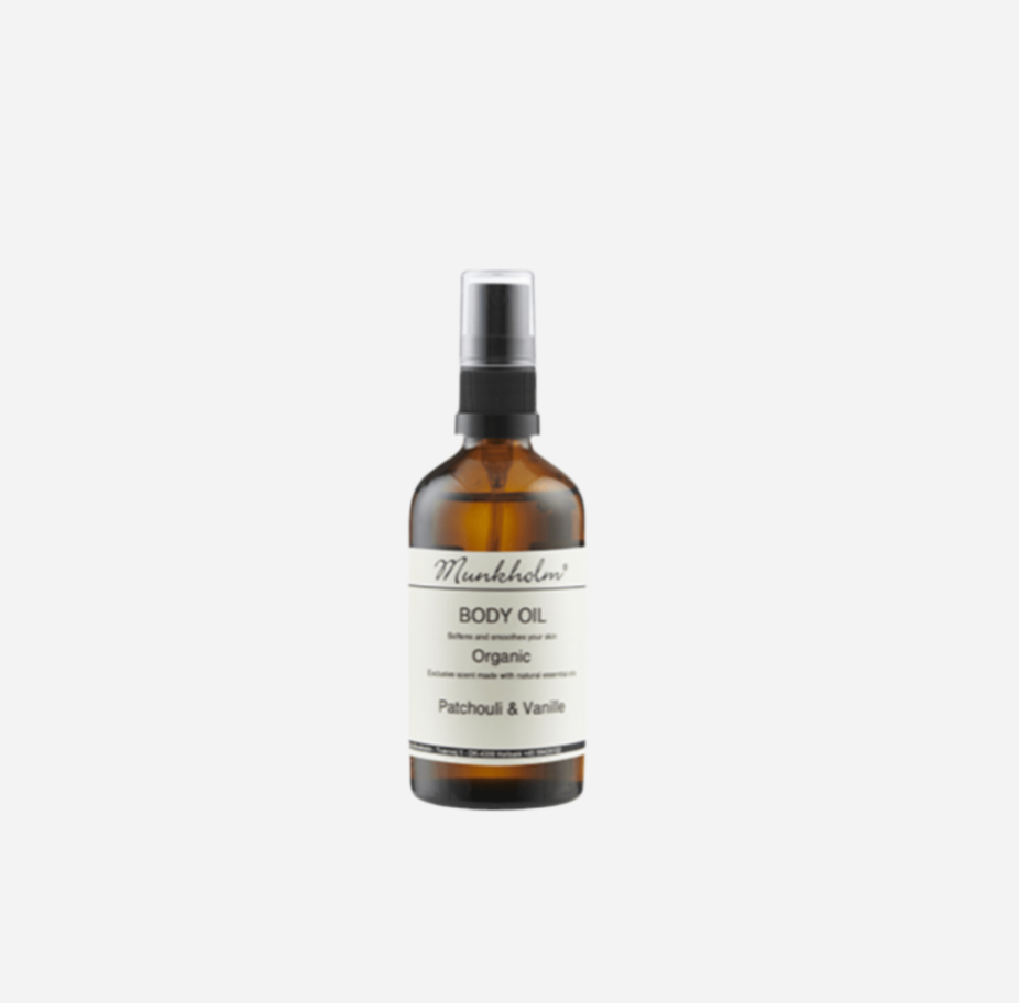 Organic bodyoil - Patchouli & Vanille - 100 ml - Munkholm sss