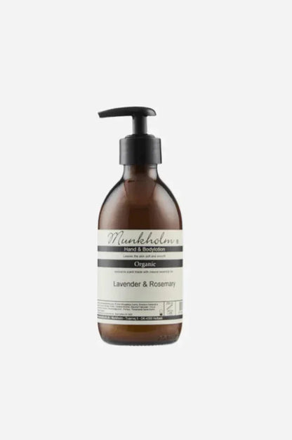 Organic hand og bodylotion - Lavender & Rosemary - 250 ml - Munkholm sss - Stilkompagniet.dk