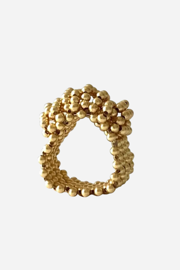 Ibu Jewels - Ring - Gold - Canggu R/Q - Stilkompagniet.dk