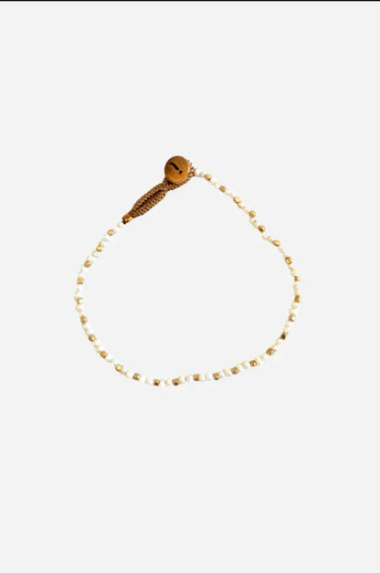 Ibu Jewels - Armbånd - Lulu Stone Dot Pearl - AP05