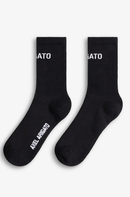 Axel Arigato - Sokker - Black - Logo tube socks - Stilkompagniet.dk