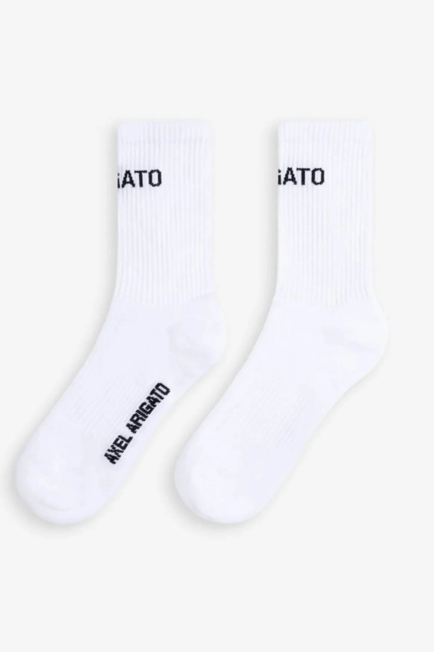 Axel Arigato - Sokker - White - Logo tube socks - Stilkompagniet.dk
