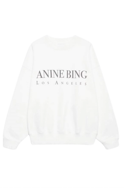 Anine Bing - Sweatshirt - Ivory - Jaci - Stilkompagniet.dk
