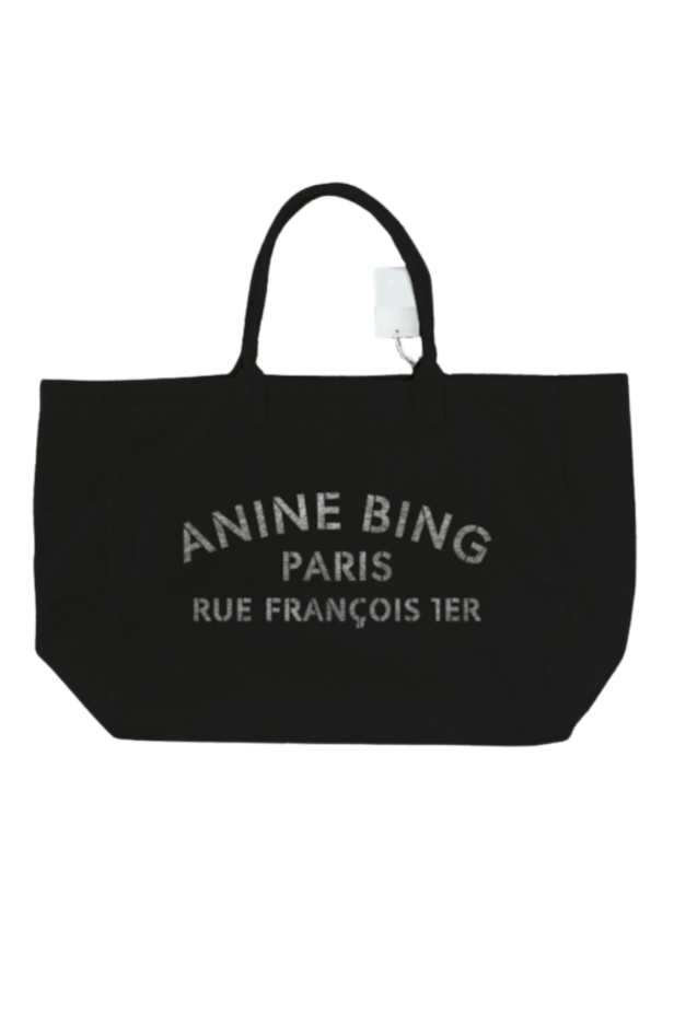 Anine Bing - Tote bag - Black - Canvas