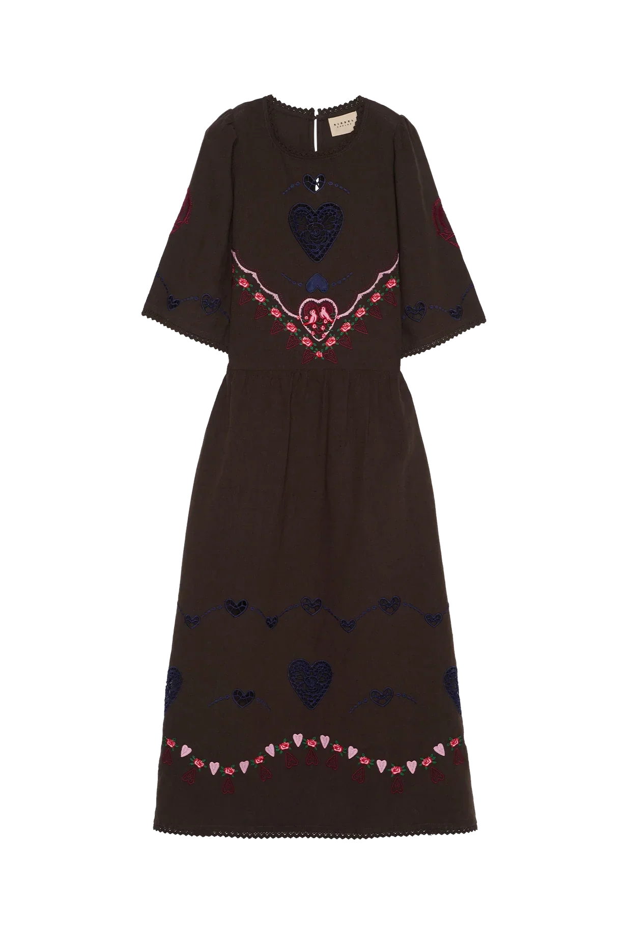 Sissel Edelbo - Kjole - Seal Brown - Sky