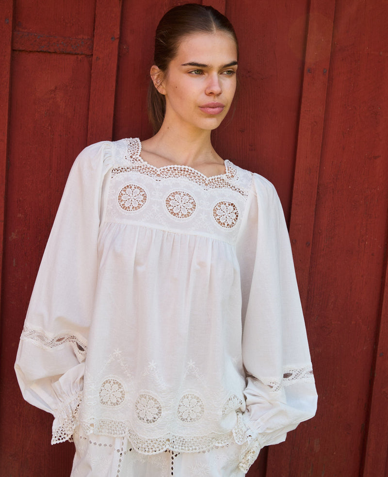 Sissel Edelbo - Top - Off White - Soleia