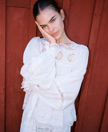 Sissel Edelbo - Top - Off White - Soleia