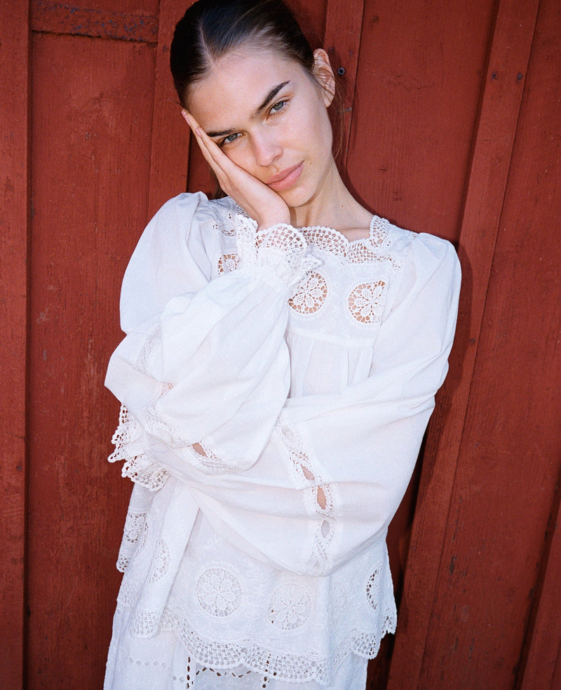Sissel Edelbo - Top - Off White - Soleia