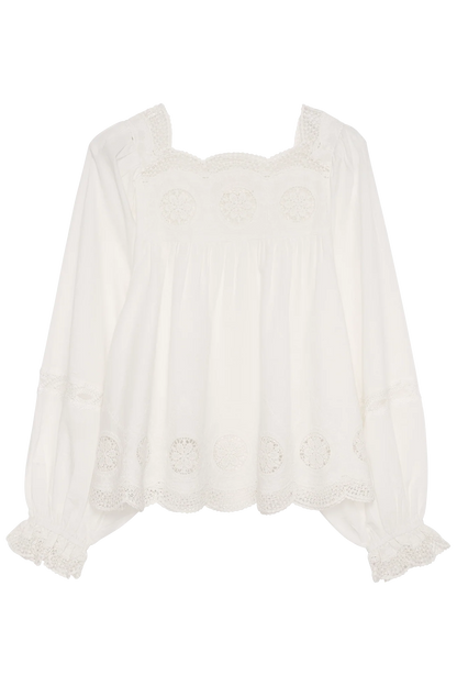 Sissel Edelbo - Top - Off White - Soleia