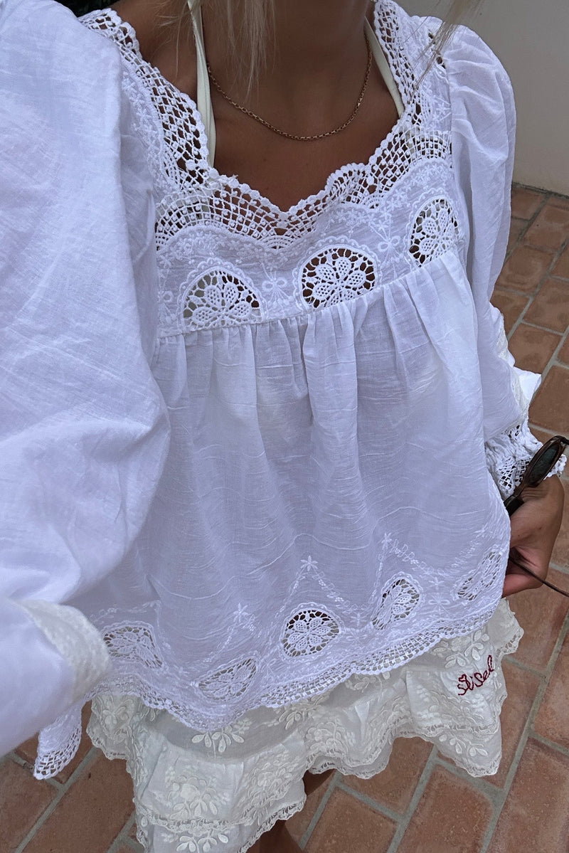 Sissel Edelbo - Top - Off White - Soleia