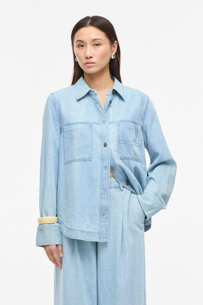 Rouge Edit - Skjorte - Light blue denim - Roufrancie mae