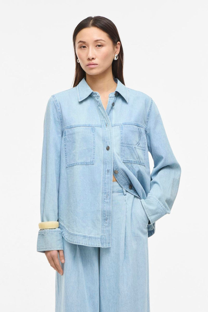Rouge Edit - Skjorte - Light blue denim - Roufrancie mae