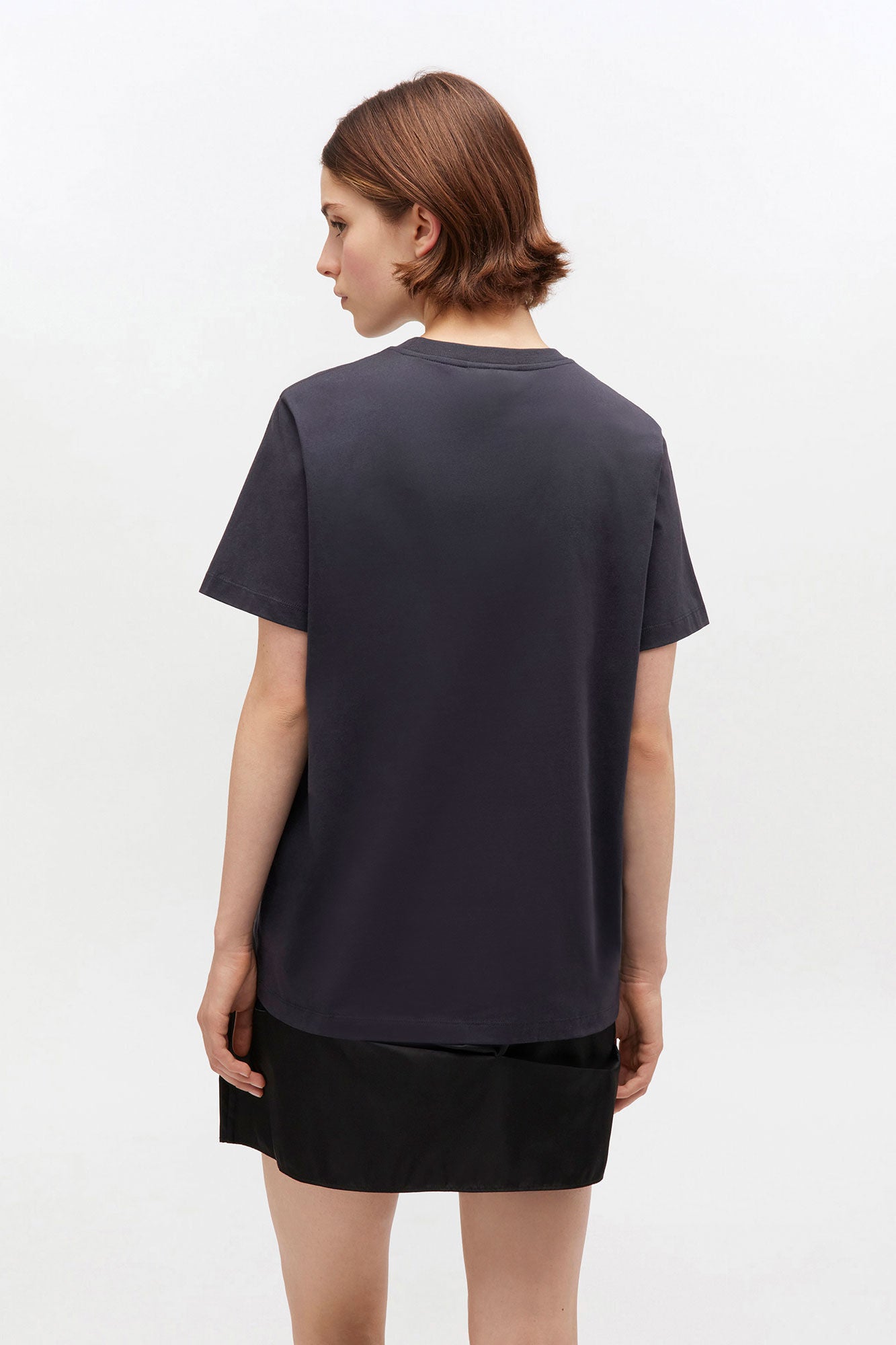 Ganni - T-shirt - Phantom - Basic Rose T-shirt