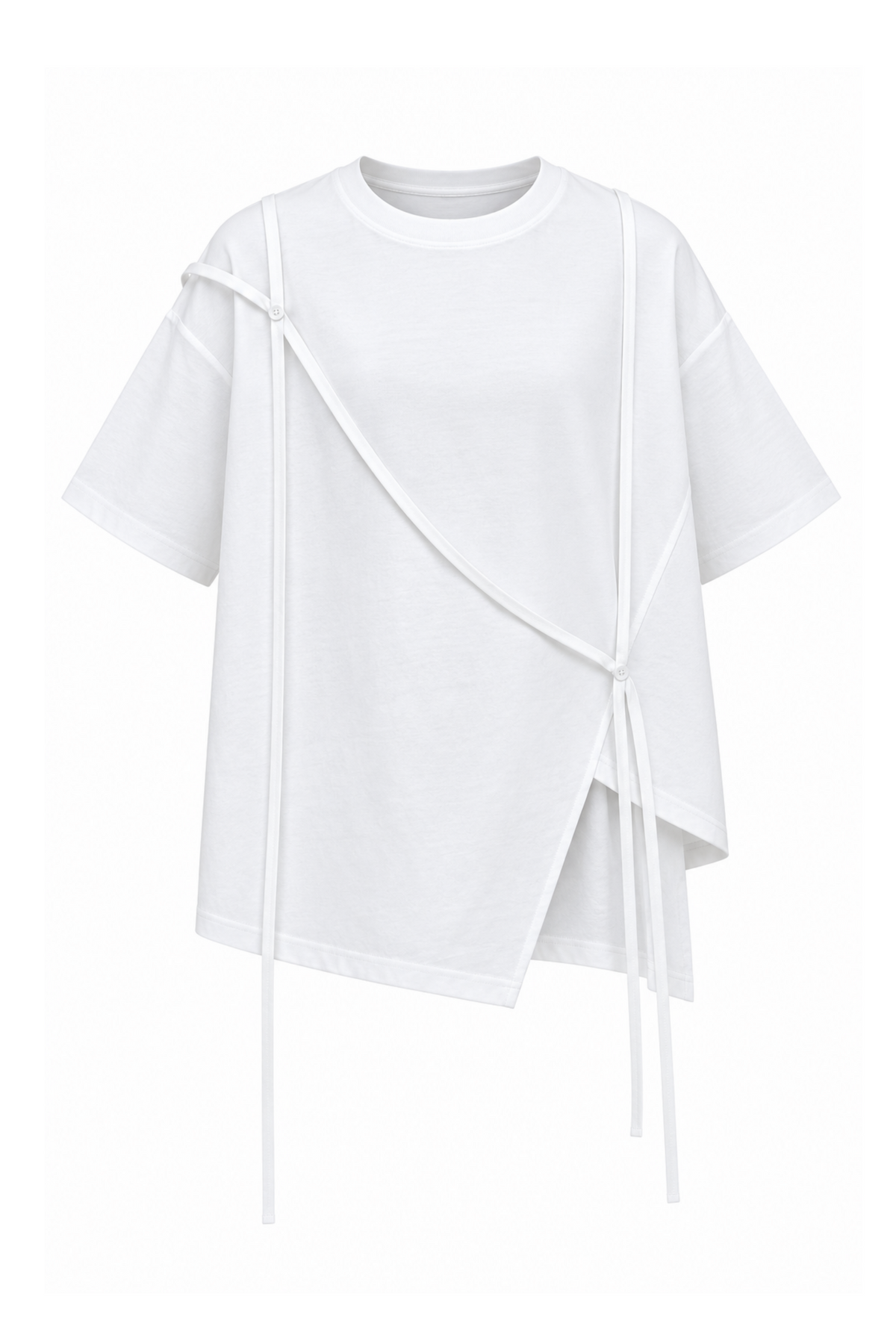 Jenner T-shirt fra The Collection i hvid med snore - packshot