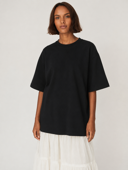 The Garment - T-shirt - Black - TG Bow