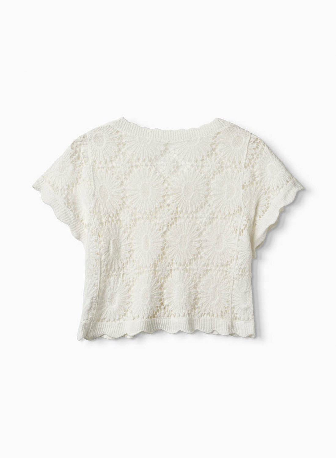 The Collection Crochet Top White