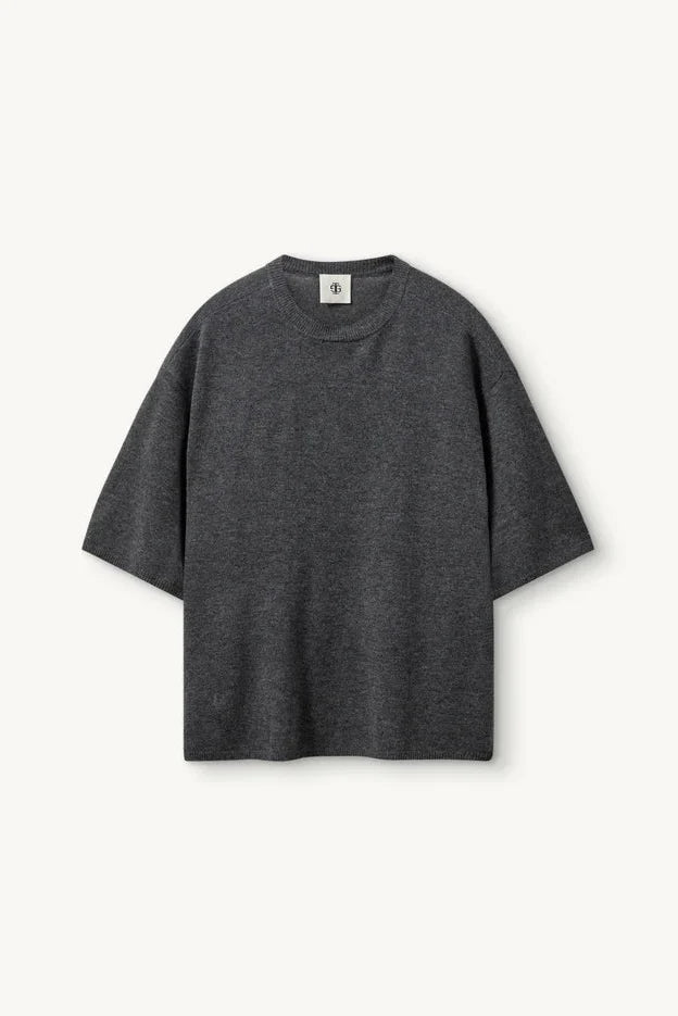 The Garment (21447) Como Oversized Tee i farven Grey Melange packshot