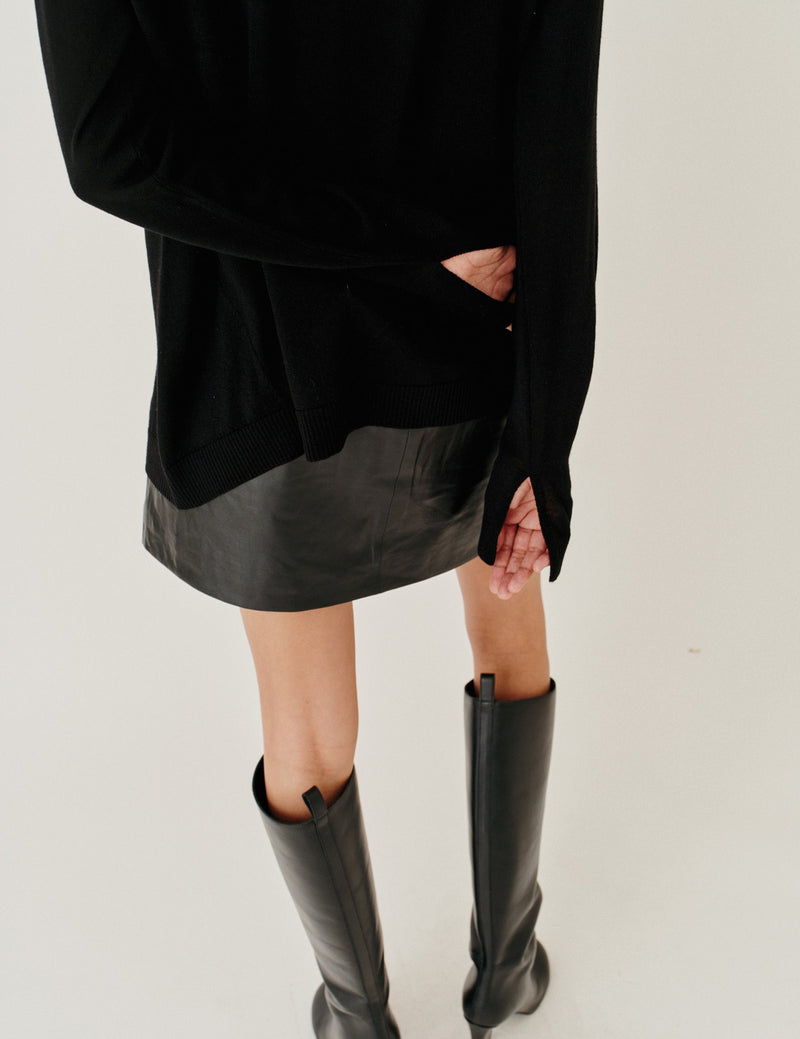 The Garment - Nederdel - Sort - Soho Mini Button Skirt