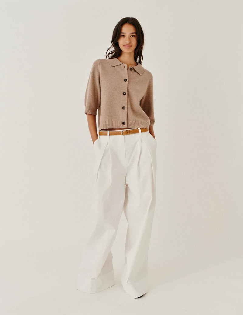 The Garment - Cardigan - Brun - Como Cropped Cardigan