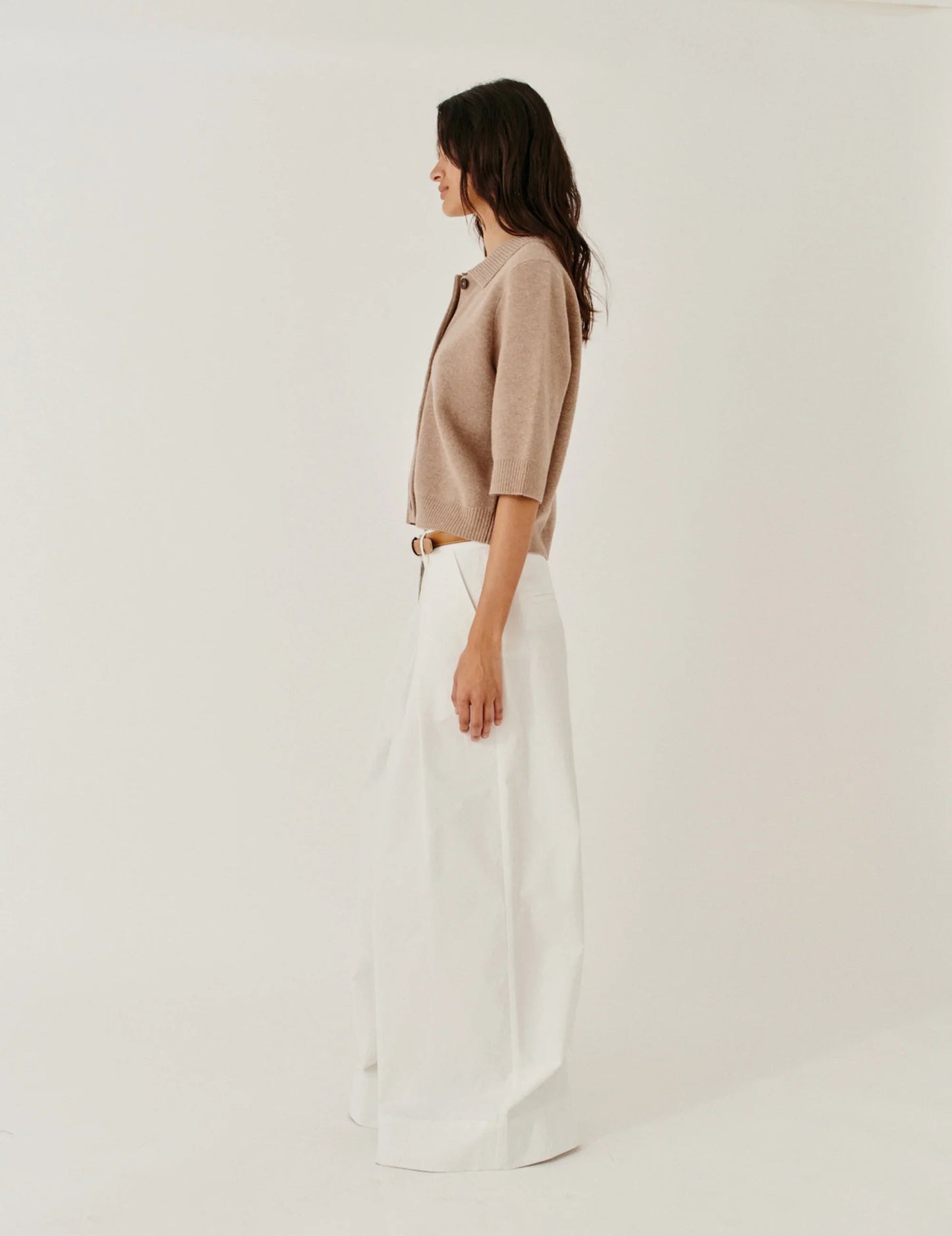 The Garment - Cardigan - Brun - Como Cropped Cardigan