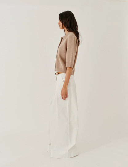 The Garment - Cardigan - Brun - Como Cropped Cardigan