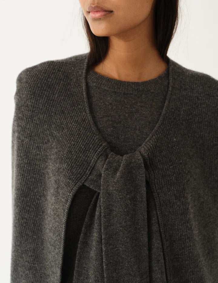 The Garment - Kappe - Grey Melange - Como Cape