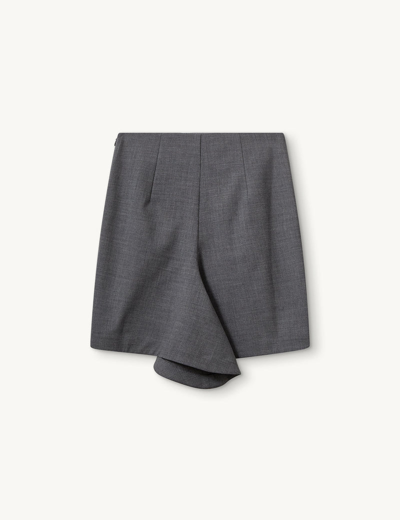 The Garment - Nederdel - Grey Melange - Grand Slip Skirt