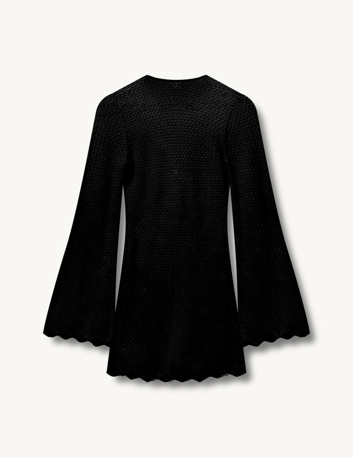 The Garment - Kort hæklet Kjole - Tanzania 20264 - Sort
