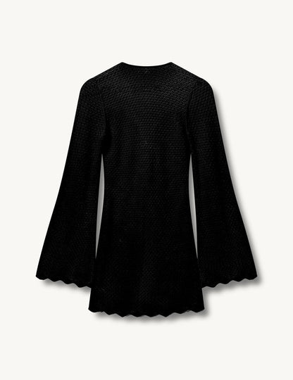 The Garment - Kort hæklet Kjole - Tanzania 20264 - Sort