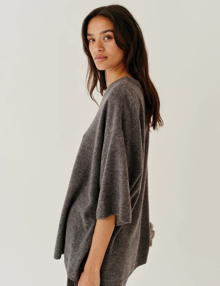 The Garment - Oversized T-shirt - Grey Melange - Como