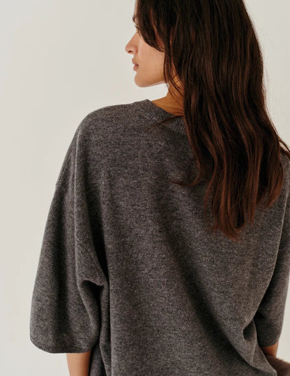 The Garment - Oversized T-shirt - Grey Melange - Como