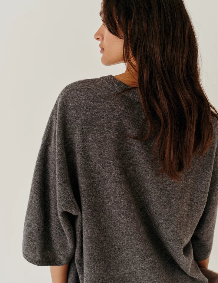 The Garment - Oversized T-shirt - Grey Melange - Como, billede 3
