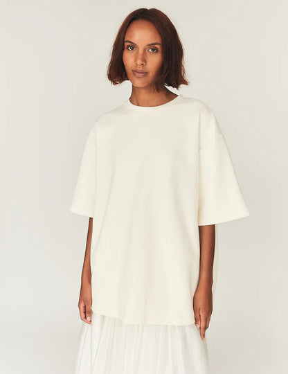 The Garment - T-shirt - Cream - TG Bow