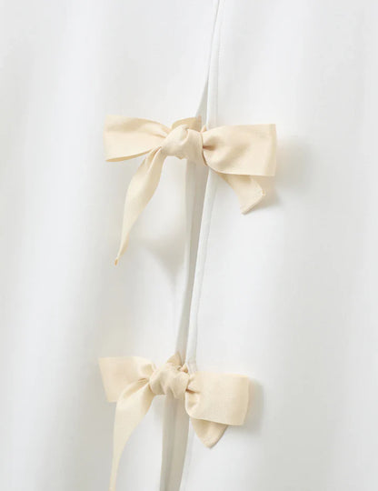 The Garment - T-shirt - Cream - TG Bow