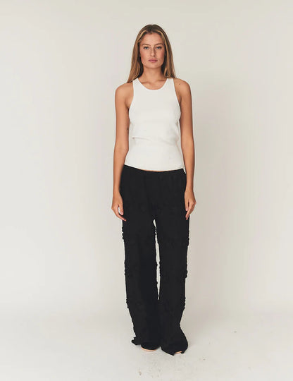 The Garment - Bukser - Black - Fleur