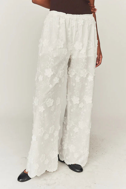 The Garment - Bukser - Cream - Fleur