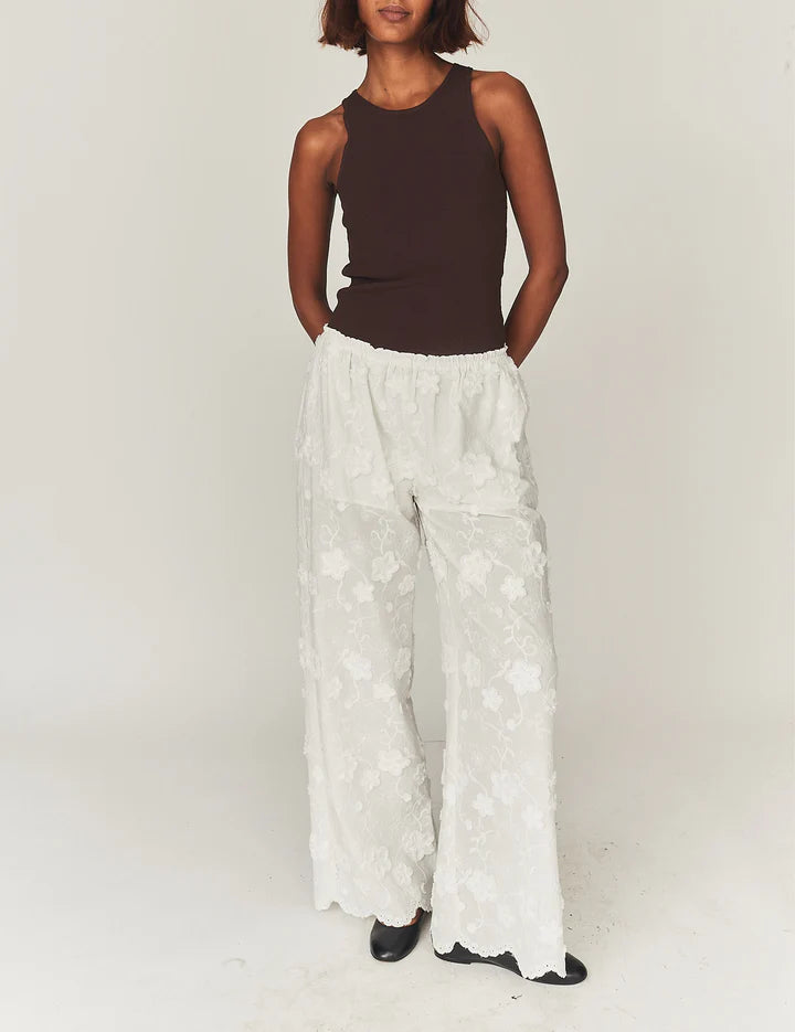 The Garment - Bukser - Cream - Fleur