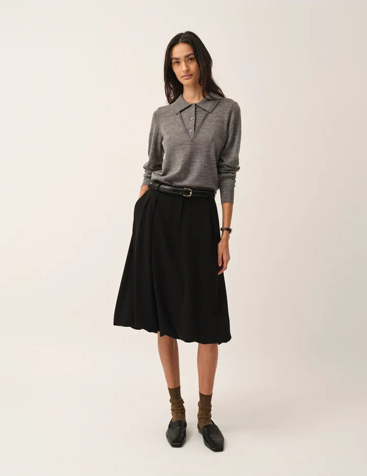 The Garment - Polo - Grey Melange - Bergen, billede 8