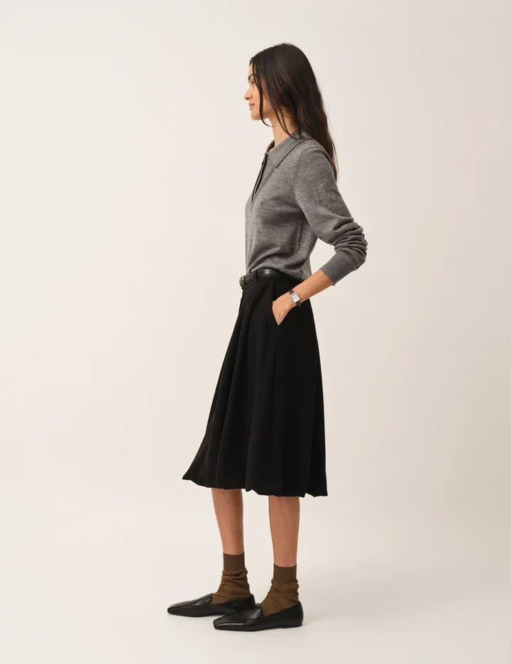 The Garment - Polo - Grey Melange - Bergen, billede 7